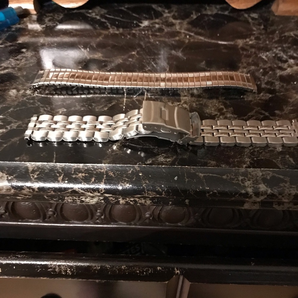 2 adjustable watch bracelets size 18-24